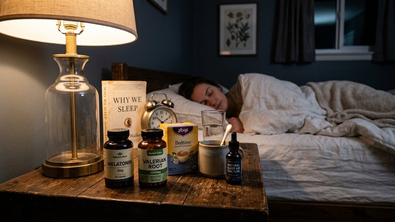 Vergleich natürliche Schlafmittel: Melatonin, Baldrian, Magnesium — Wirkung und Einsatzgebiet
