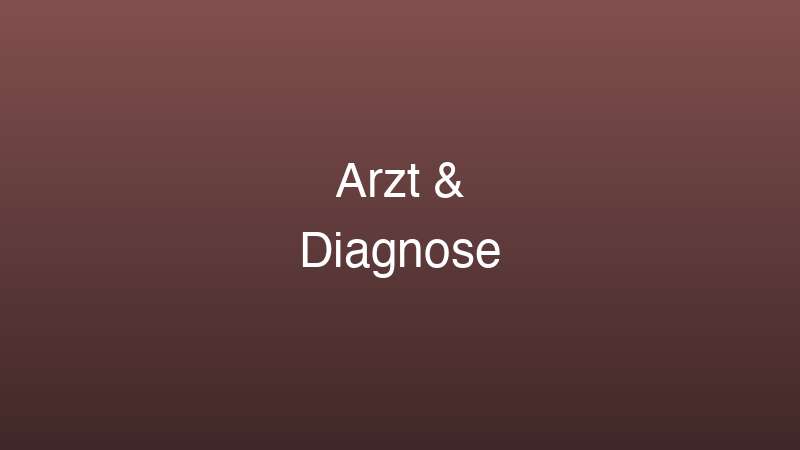 Arzt und Diagnose Hormontest