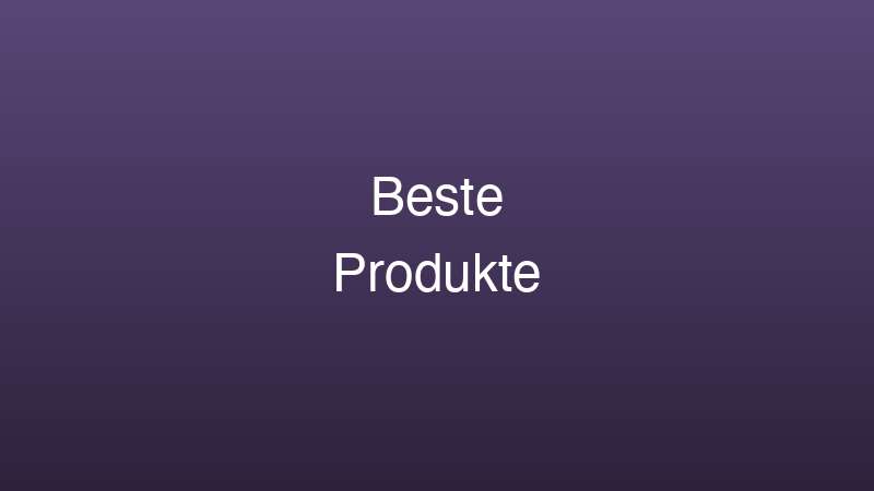 CoQ10 Produkte Vergleich